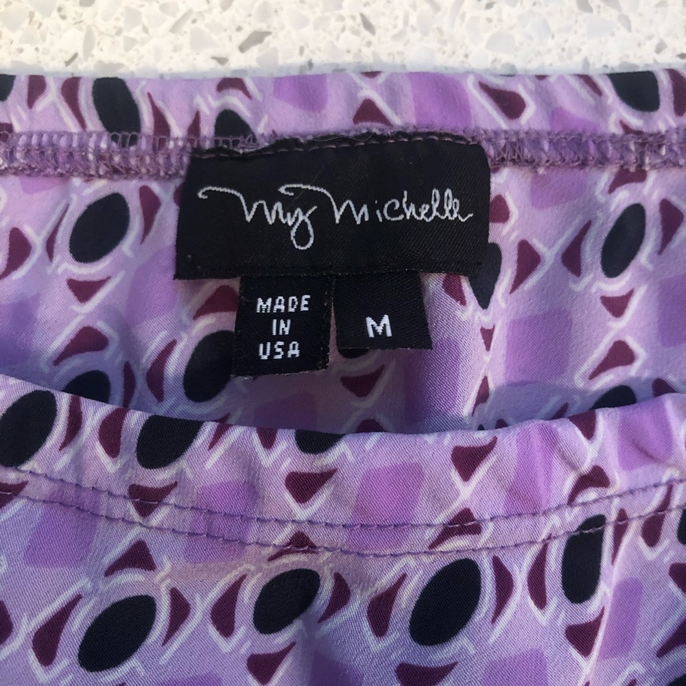 70s patterned skirt